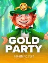 gold party slot logo
