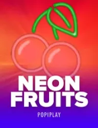 neon fruits logo